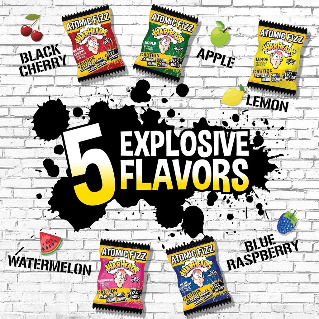 Warheads Atomic Fizz Canister 42g