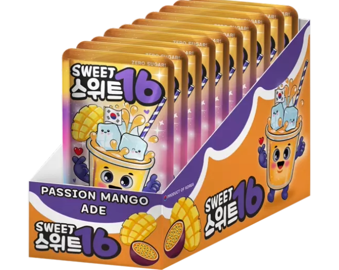 Sweet16 - Passion Mango Ade Zero Sugar 200ml