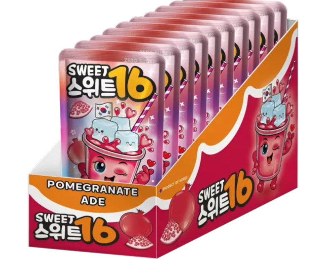 Sweet16 - Pomegranate Ade Zero Sugar 200ml 