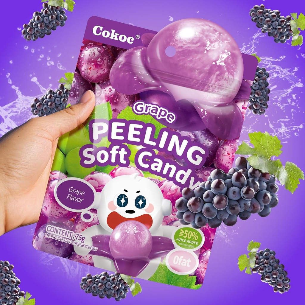 Cokoc Peeling Soft Candy Grape 75g