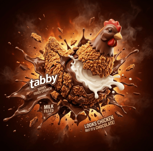 Tabby Crunchy Chocolate 50g