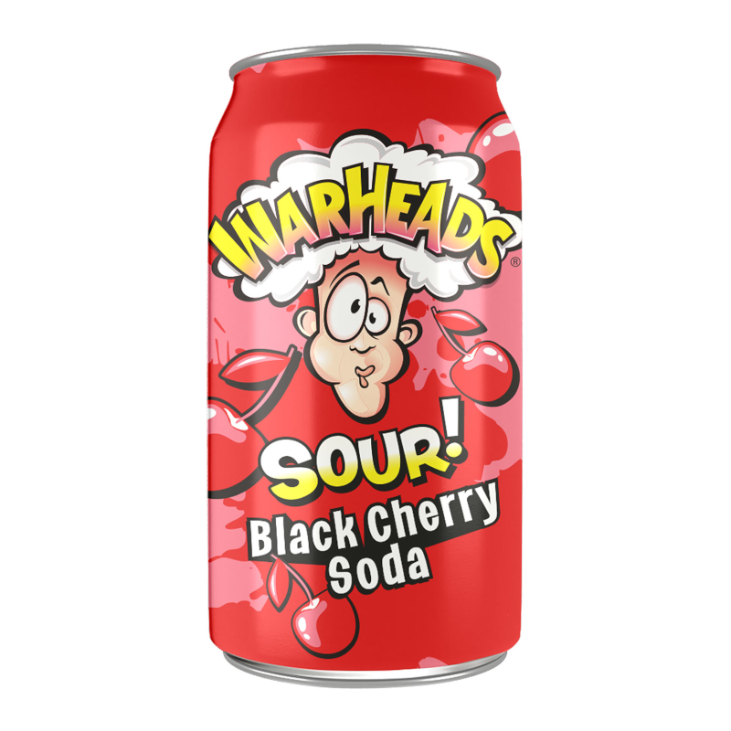 Warheads Soda Black Cherry 355ml
