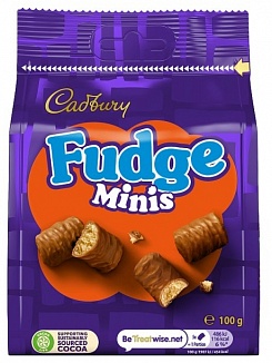 Cadbury Fudge Minis 100g