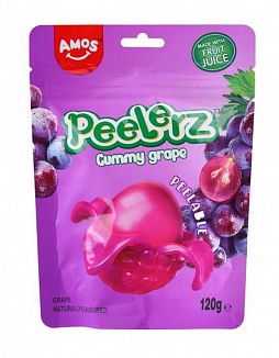 Amos Peelerz Gummy Grape 120g