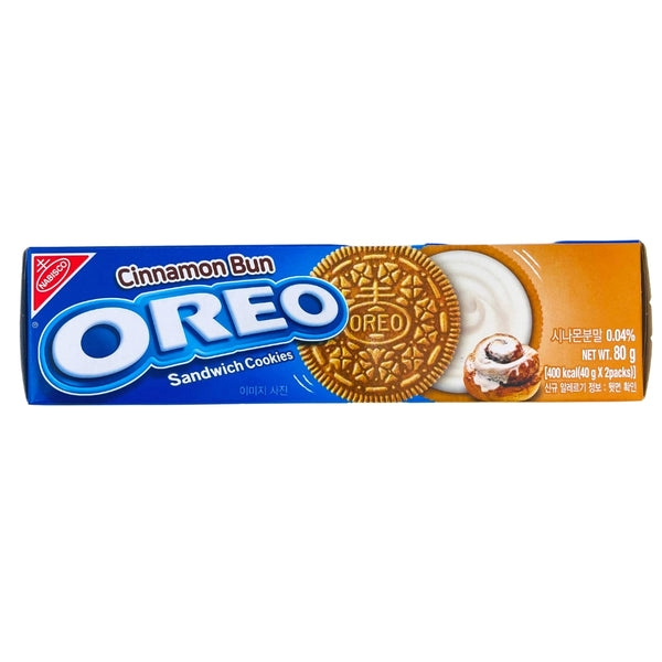 Oreo Cinnamon Bun Sandwich Cookies 80g
