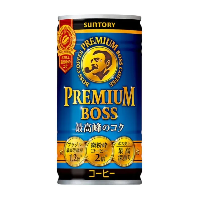 Suntory Premium Boss-Finest Brazilian Beans (Less Sugar) 185ml
