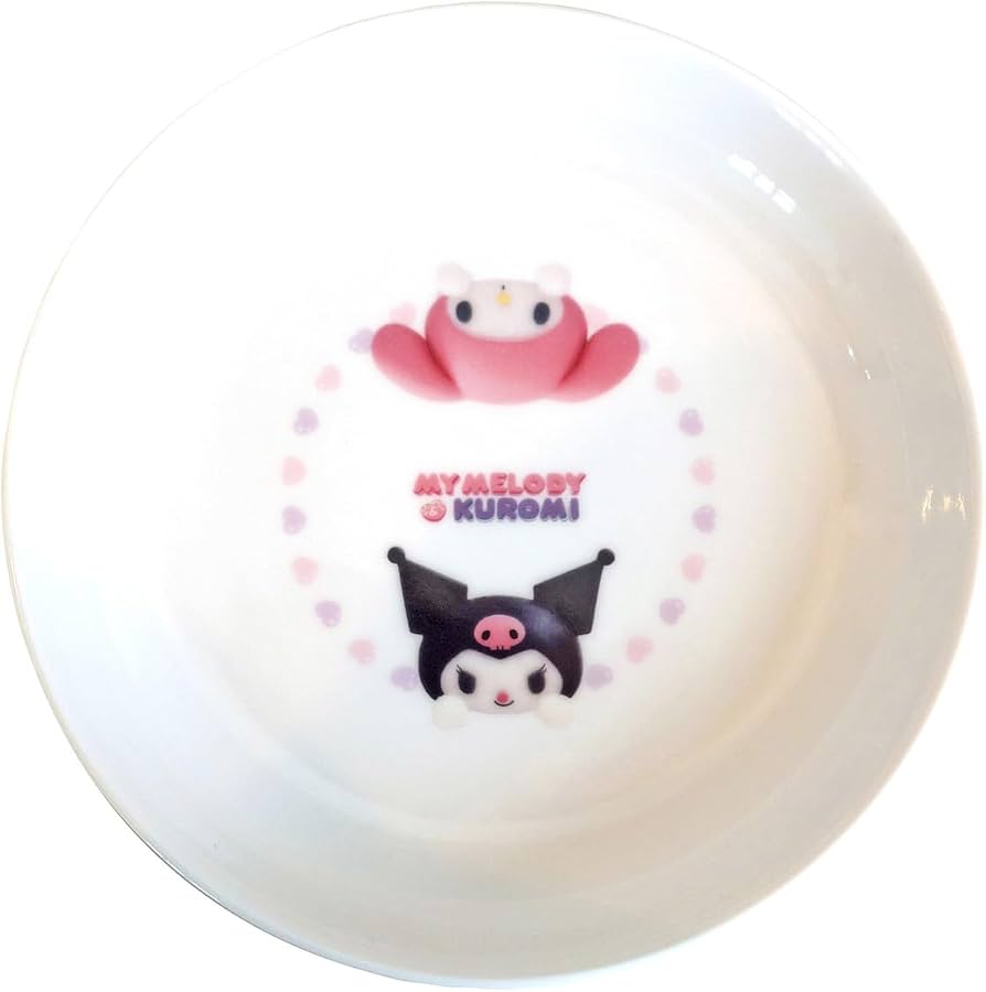 Kanemasa Netflix Series My Melody & Kuromi Pasta & Curry Rice Plate