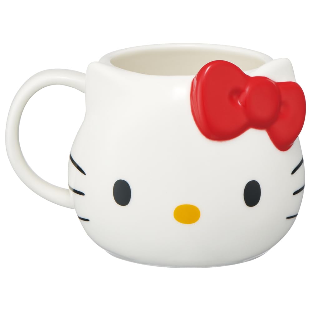 Skater Hello Kitty Die-Cut Ceramic Mug Cup