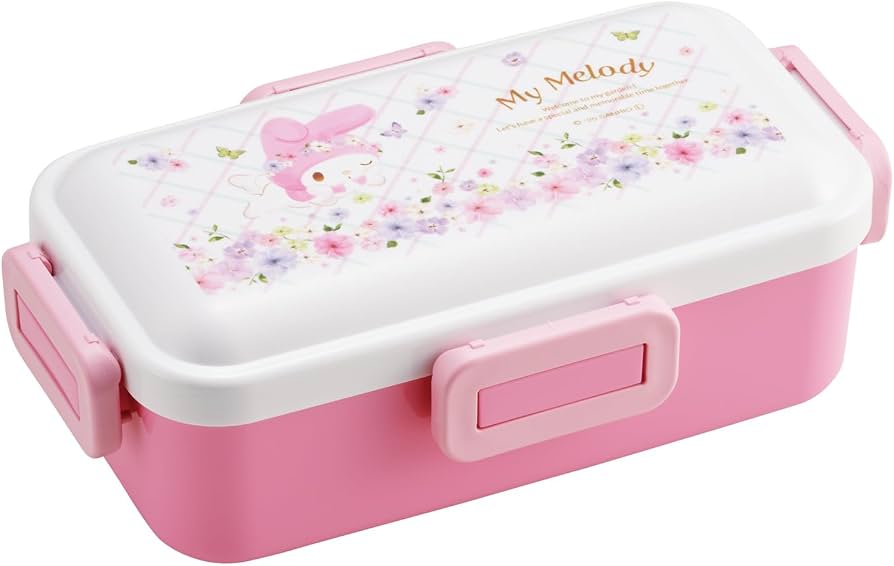 Skater Sanrio My Melody Pastel Flower Lunch Box 1 SET