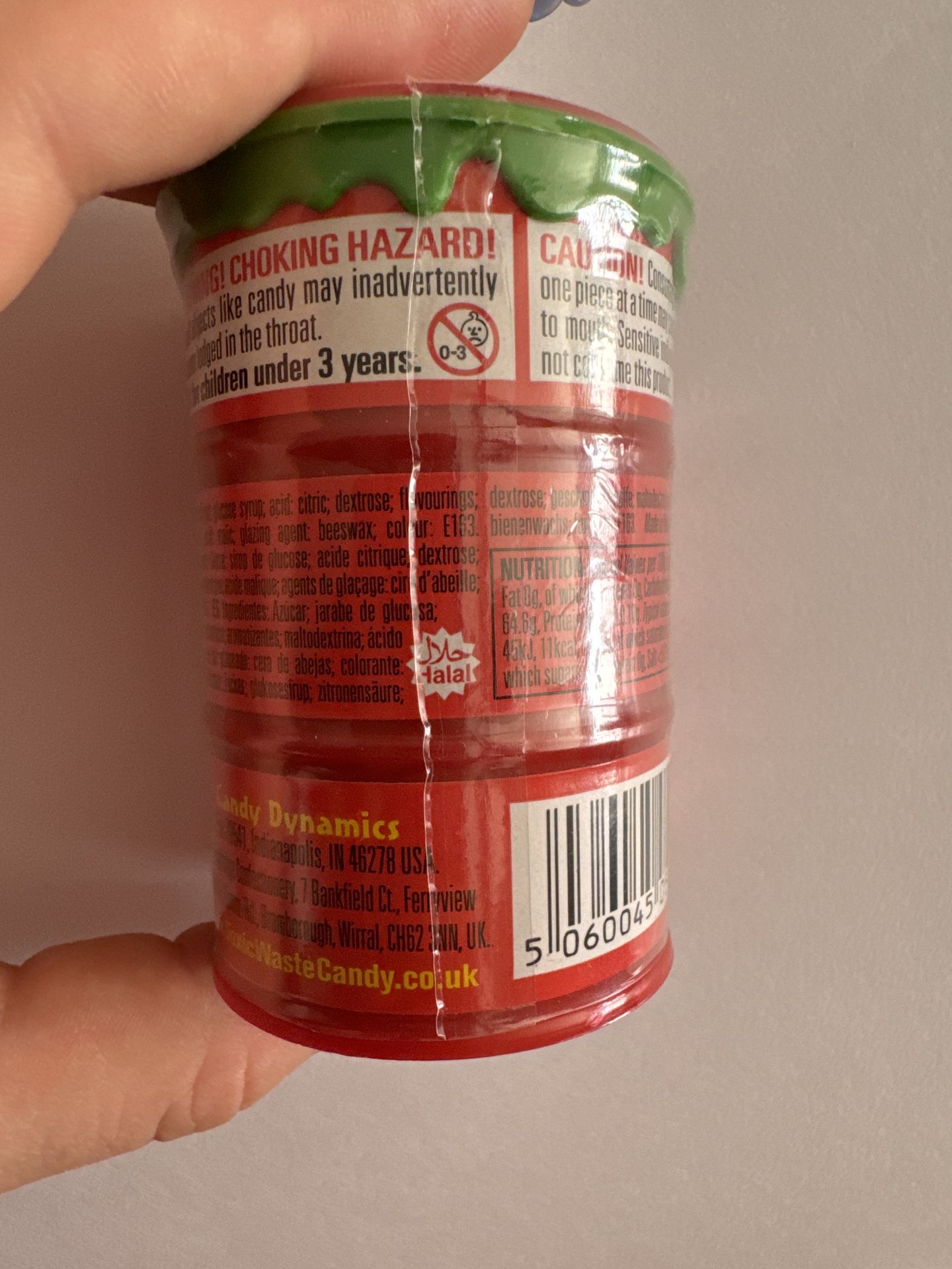 Toxic Waste Red Drum Extreme Sour Candy 42g