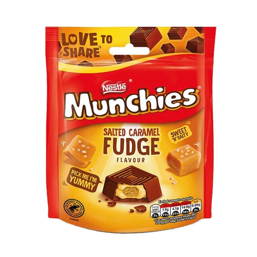 Nestle Munchies Salted Caramel Fudge 101g