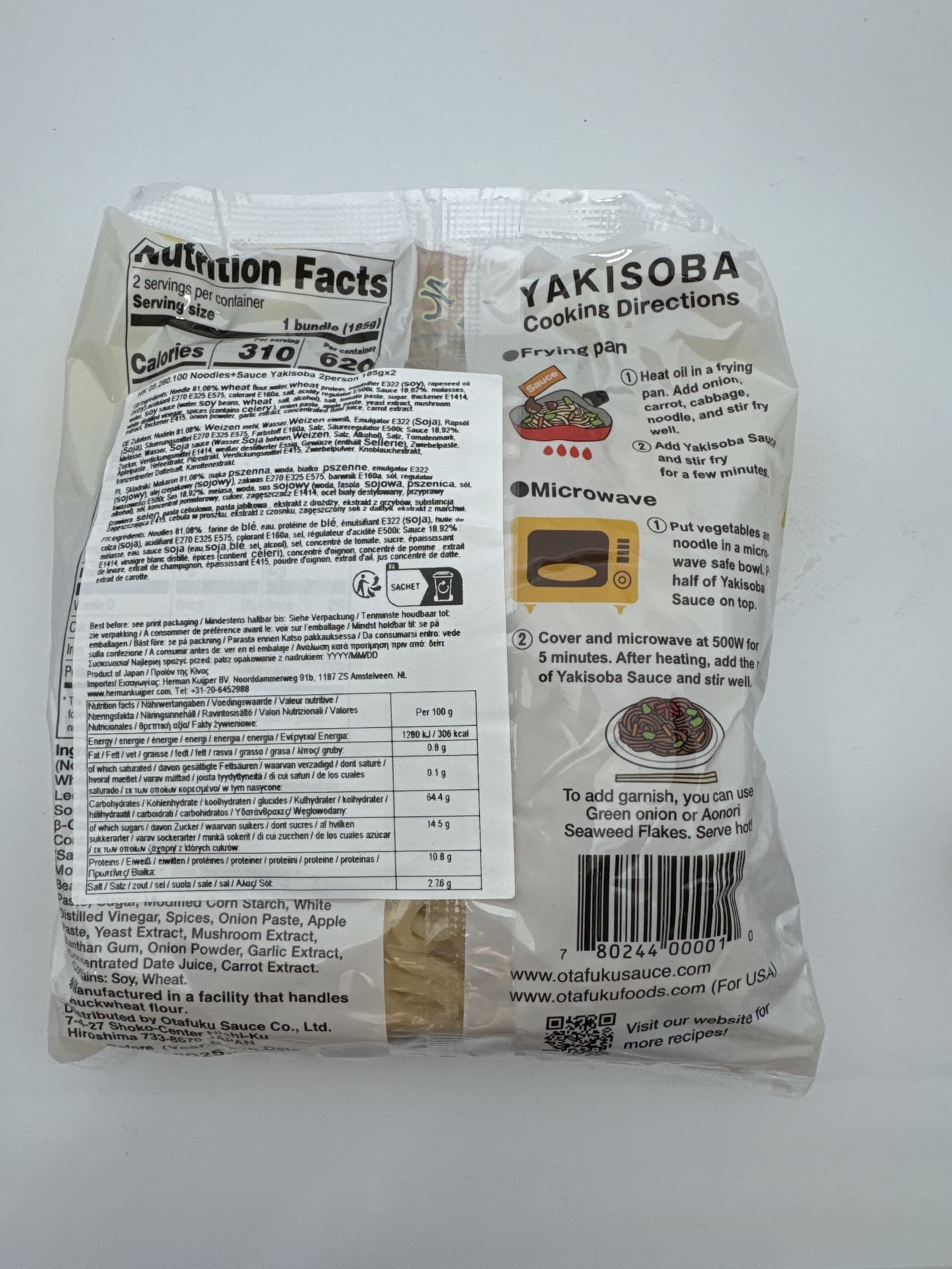 Otafuku Noodles+Sauce Yakisoba 2x185g