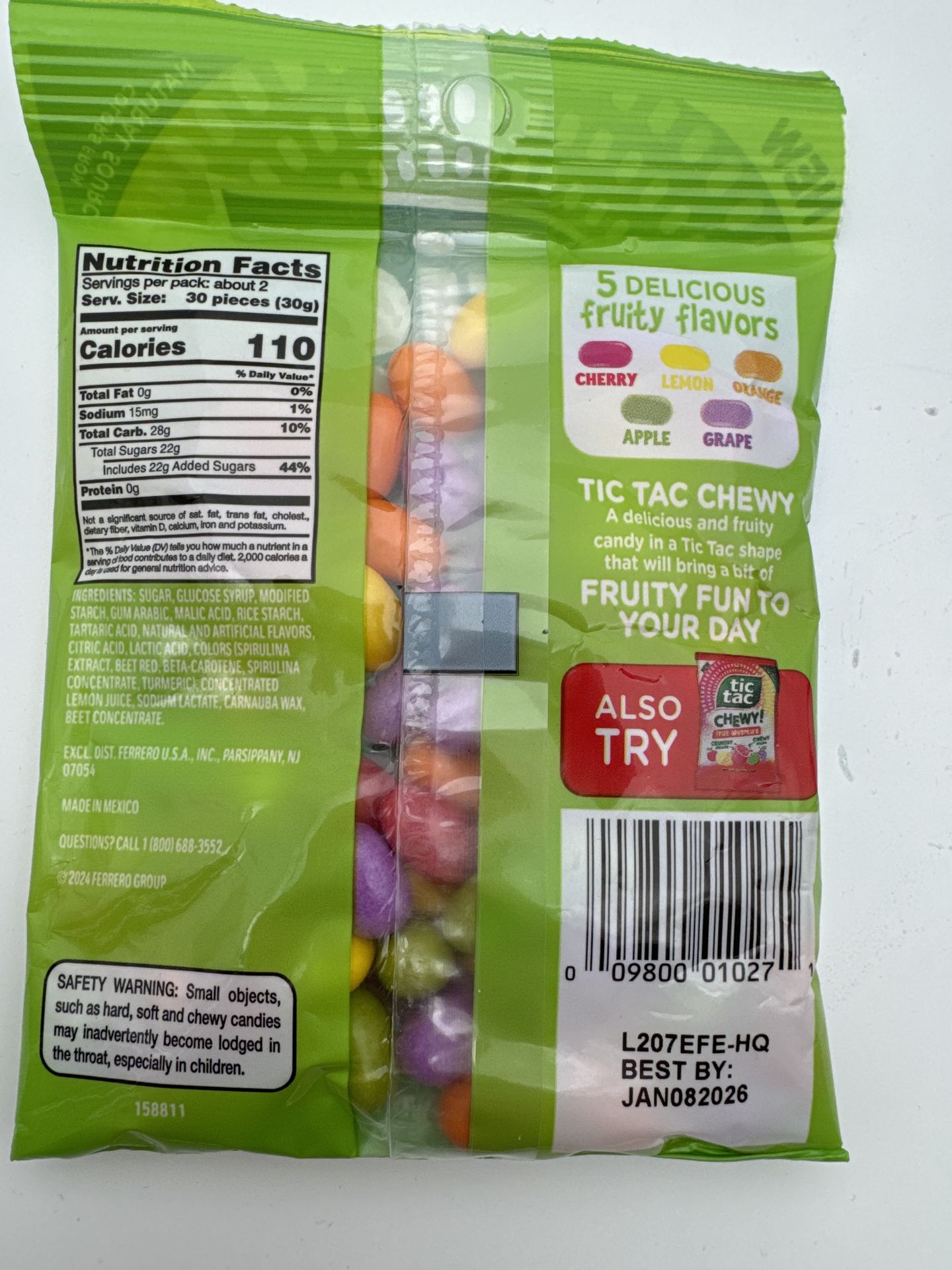 TicTac Chewy Sour Adventure 80g