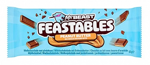 MrBeast Feastables Peanut Butter 60g