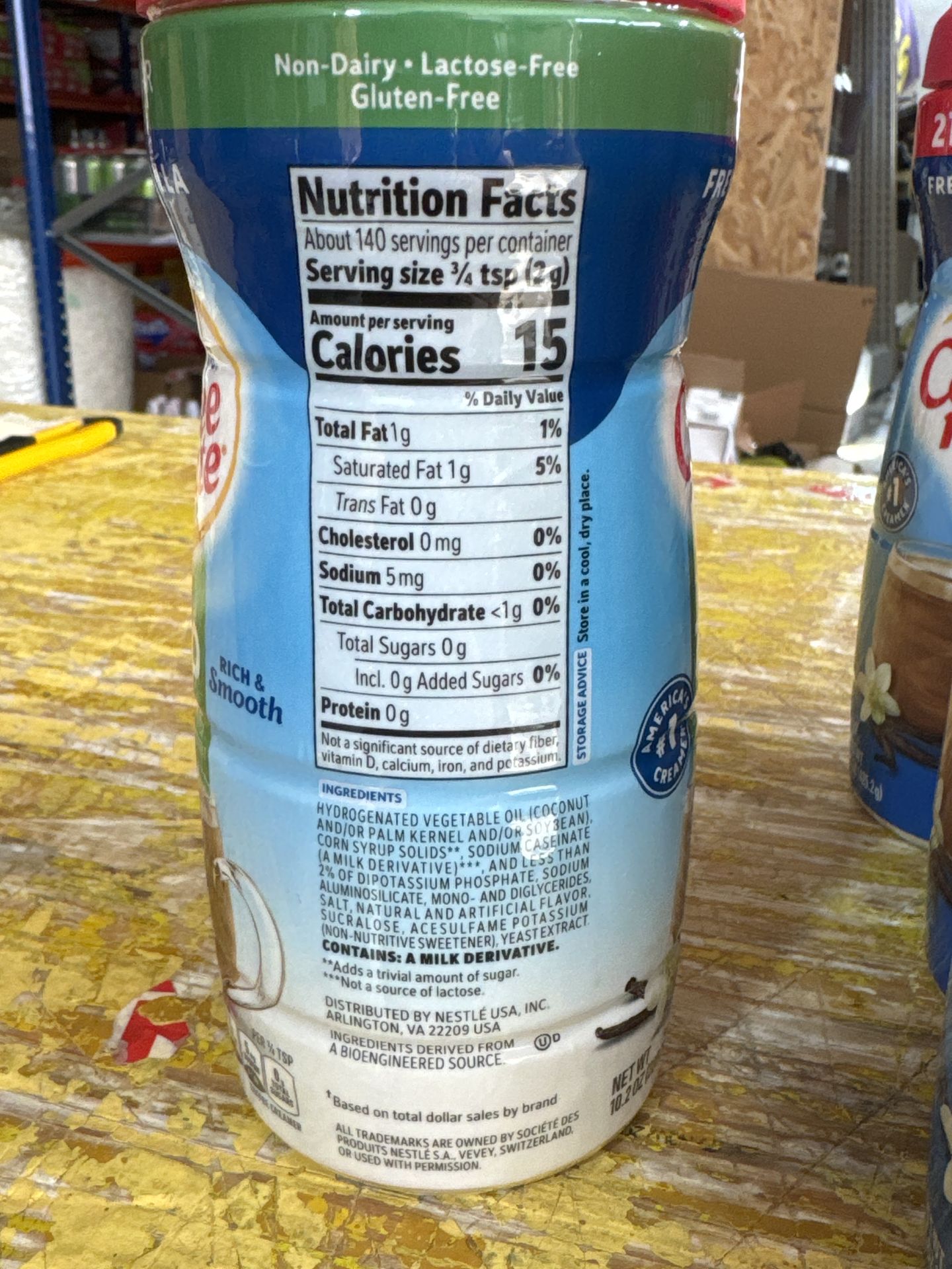 Coffee-Mate Sugar Free French Vanilla 289g