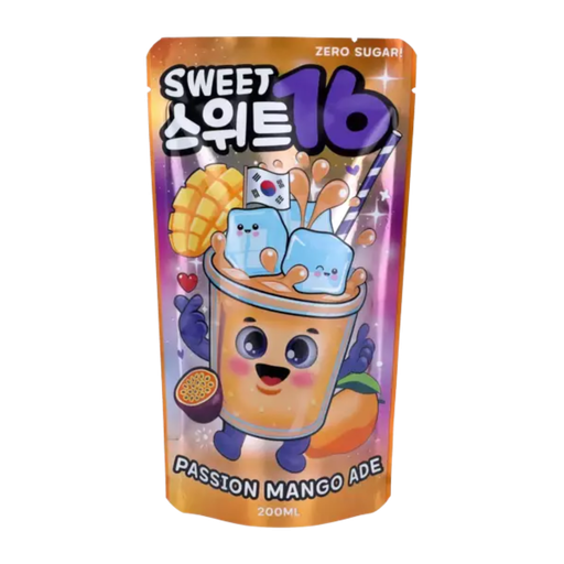 Sweet16 - Passion Mango Ade Zero Sugar 200ml