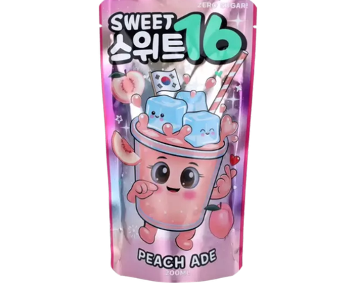 Sweet16 - Peach Ade Zero Sugar 200ml 