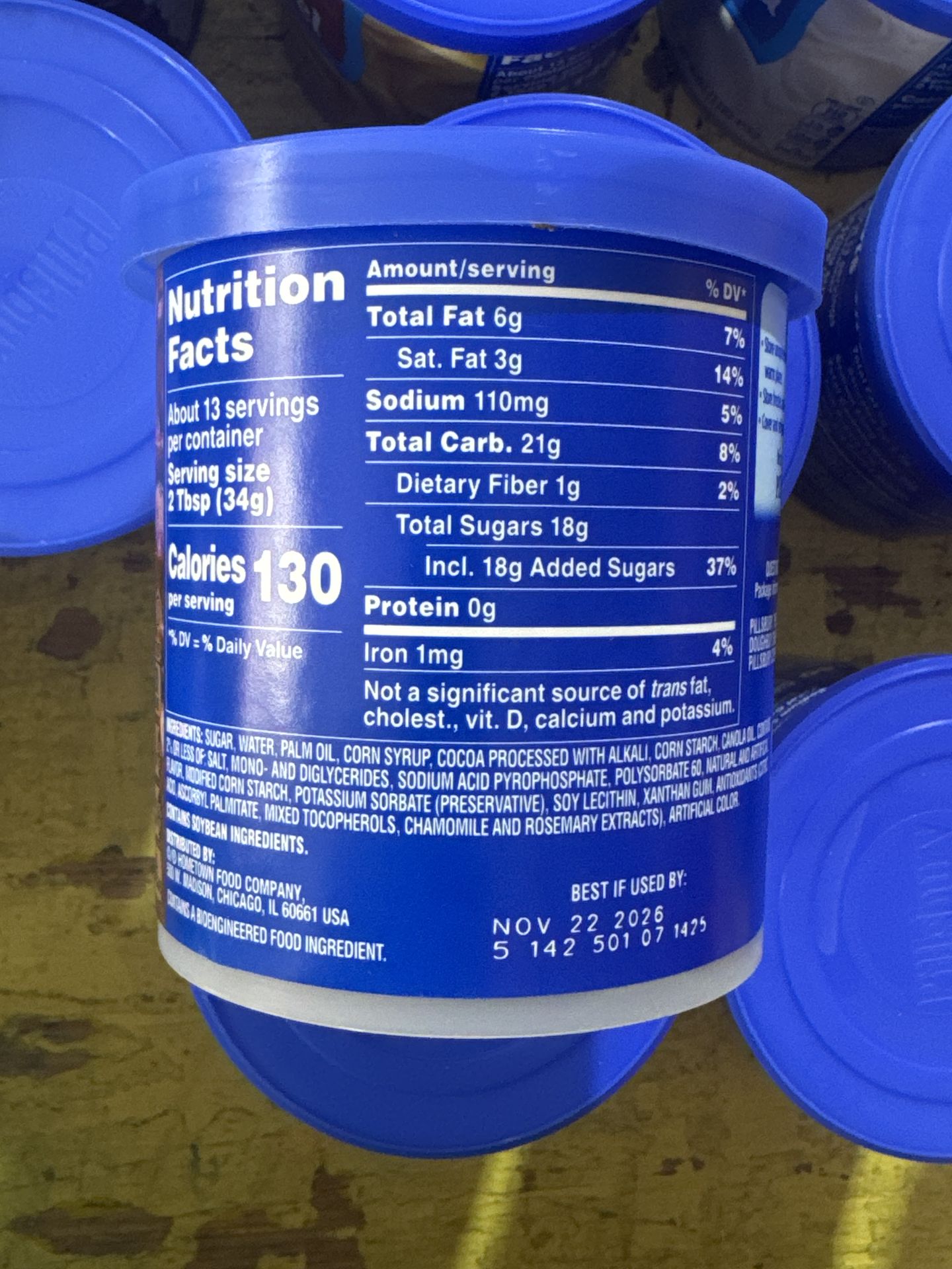 Pillsbury Creamy Supreme Frosting Chocolate Fudge 453g