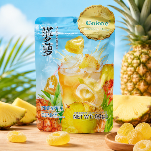 Cokoc Filled Gummies Pineapple Flavor 60g
