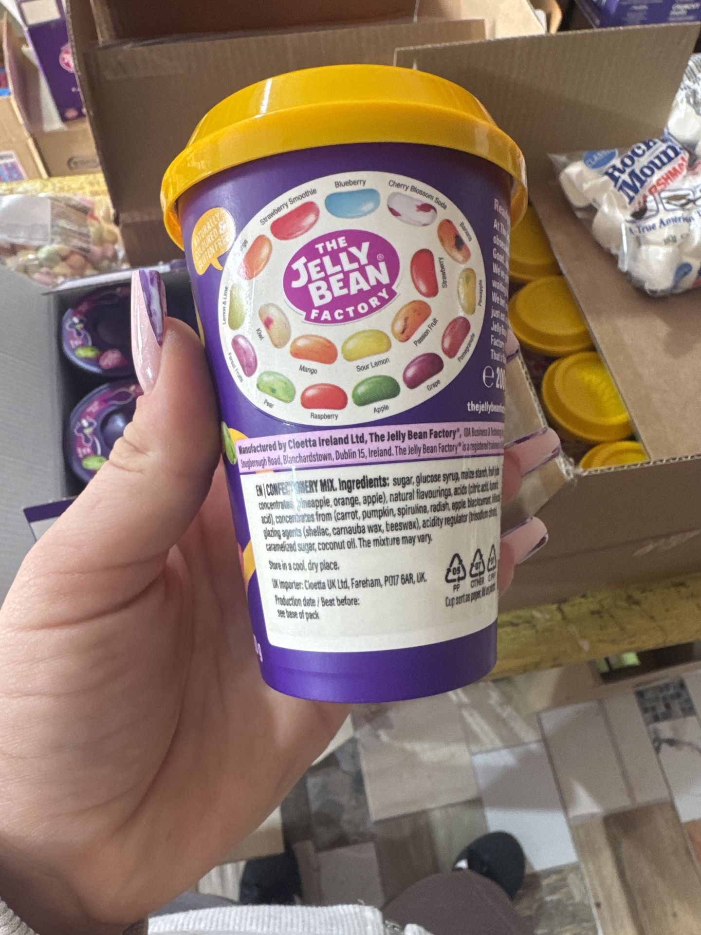 The Jelly Bean Factory 18 Fruit Flavours Cup 200g