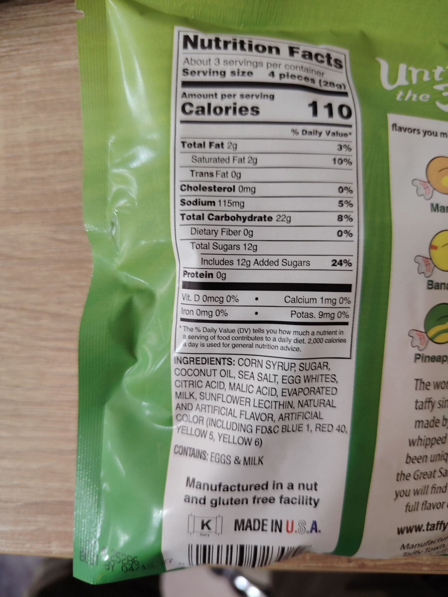 Taffy Town Tropical Fruit 99g
