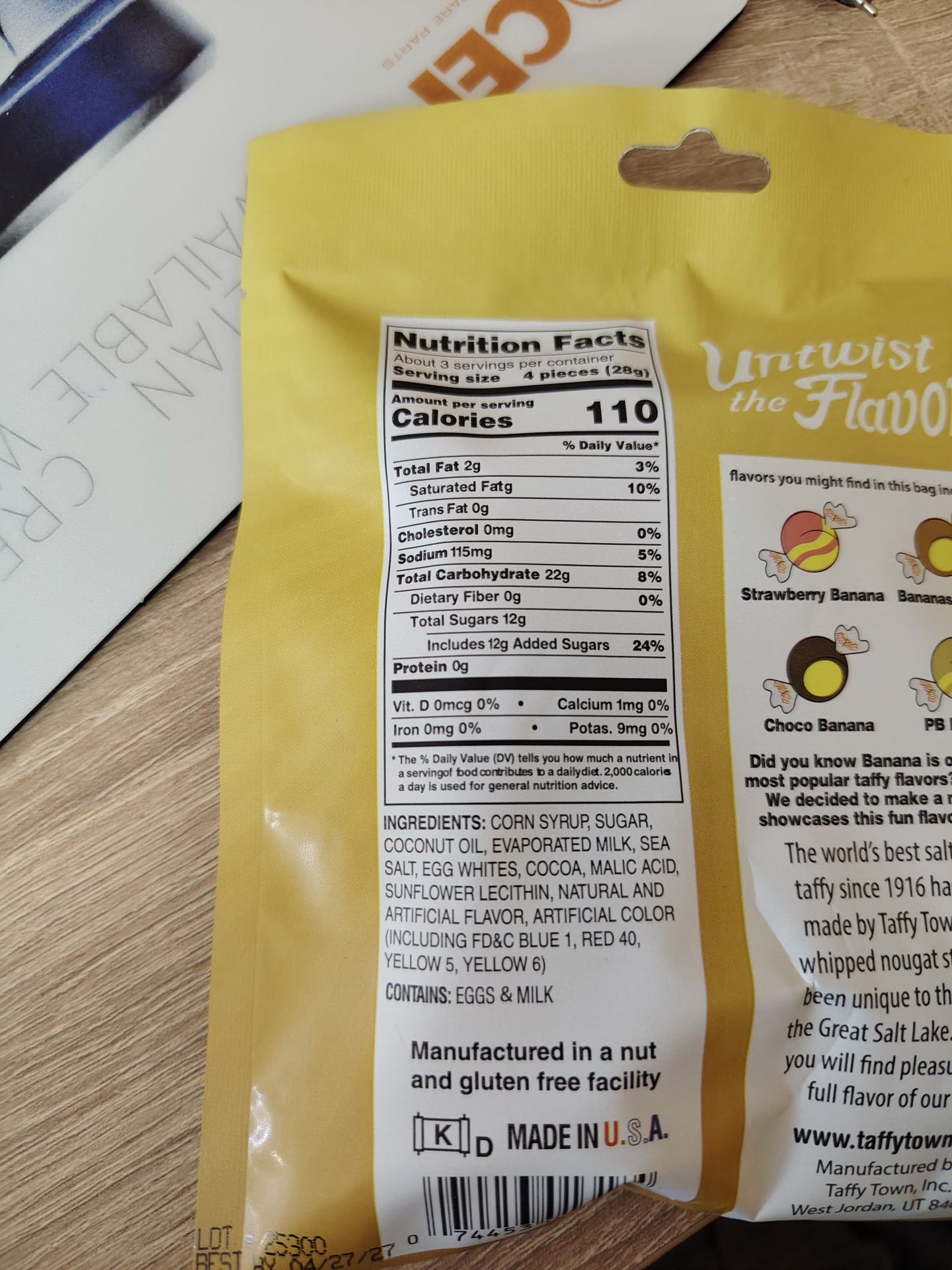 Taffy Town Go Bananas 99g