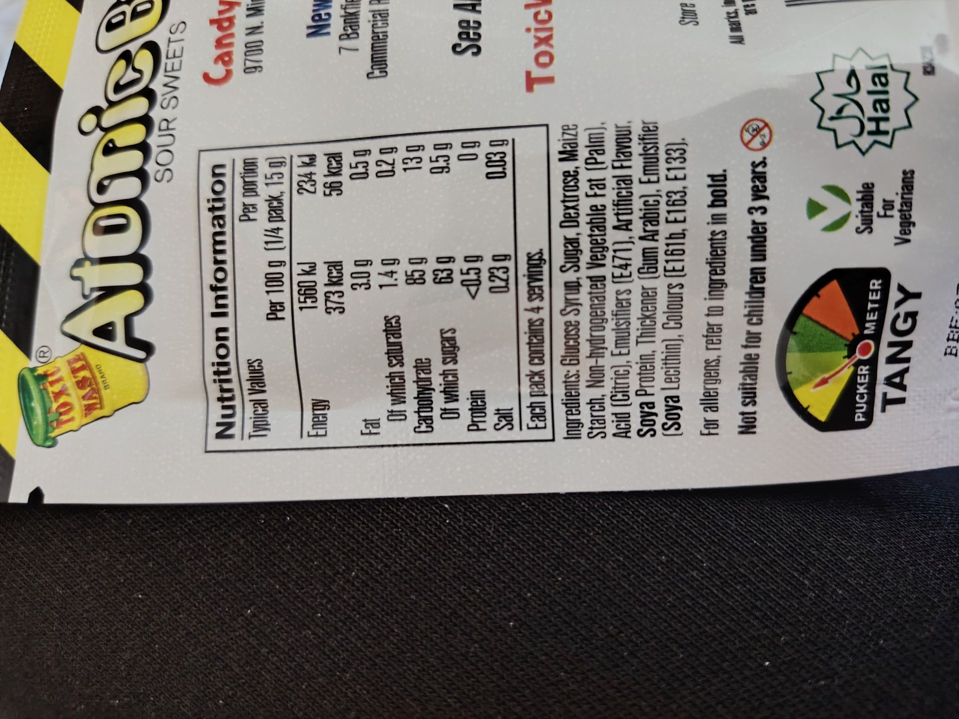Toxic Waste Atomic Bytes 60g