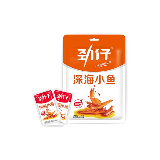  Jinzai Fried Anchovy Snack Hot&Spicy 110g