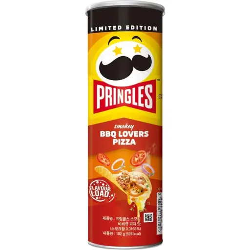 Pringles BBQ Lovers Pizza 102g