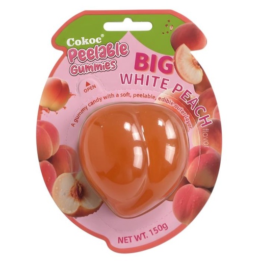 Cokoc Peeling Gummy Peach Xmas 150g