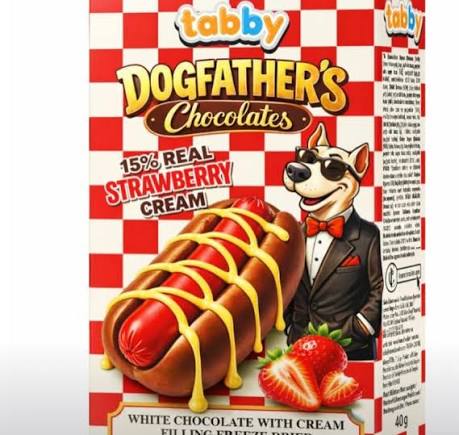 Tabby Fathers Hotdog Strawberry 40g