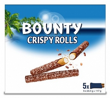 Bounty Crispy Rolls 5 Pack 117g