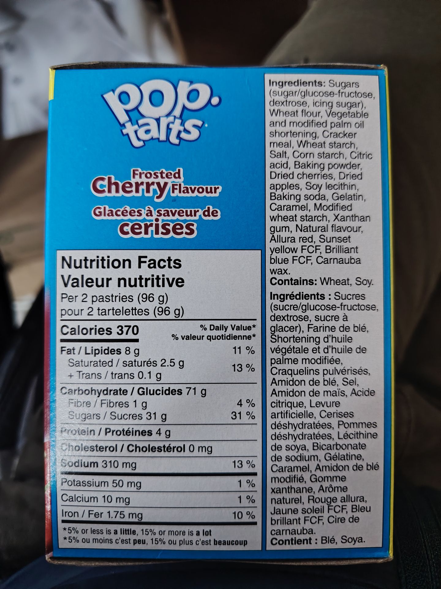 Pop Tarts Frosted Cherry 384g